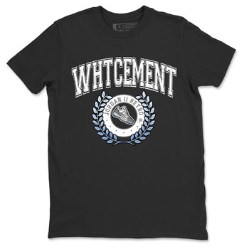 Air Jordan 11 White Cement Sneaker Match Tees Sneaker Letter Sneaker Tees Air Jordan 11 Cement Grey Sneaker Release Tees Unisex Shirts Black 2