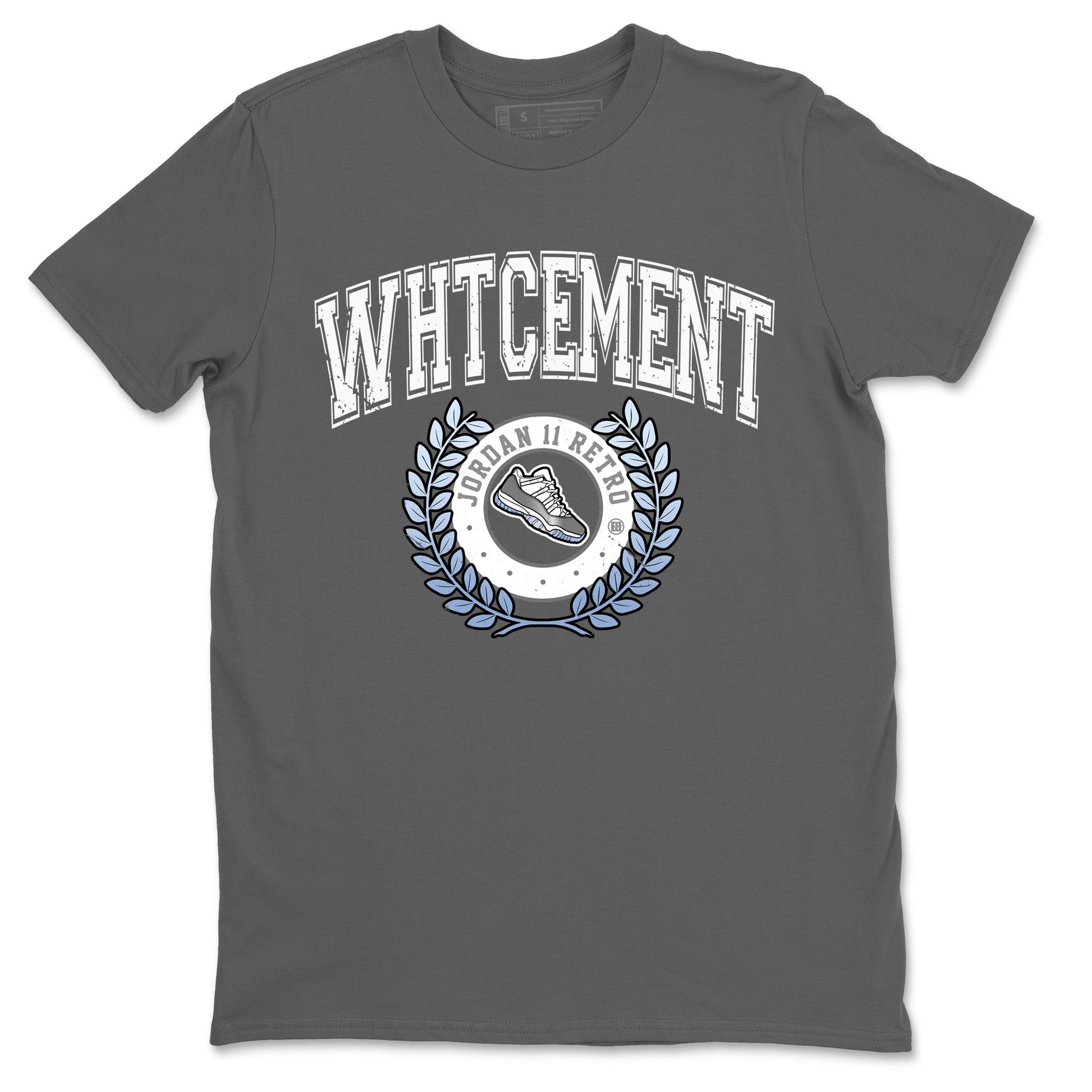 Air Jordan 11 White Cement Sneaker Match Tees Sneaker Letter Sneaker Tees Air Jordan 11 Cement Grey Sneaker Release Tees Unisex Shirts Cool Grey 2