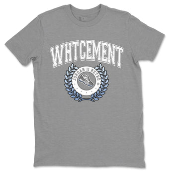 Air Jordan 11 White Cement Sneaker Match Tees Sneaker Letter Sneaker Tees Air Jordan 11 Cement Grey Sneaker Release Tees Unisex Shirts Heather Grey 2