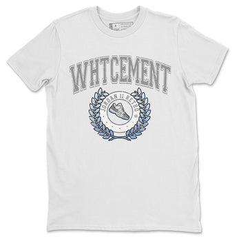 Air Jordan 11 White Cement Sneaker Match Tees Sneaker Letter Sneaker Tees Air Jordan 11 Cement Grey Sneaker Release Tees Unisex Shirts White 2