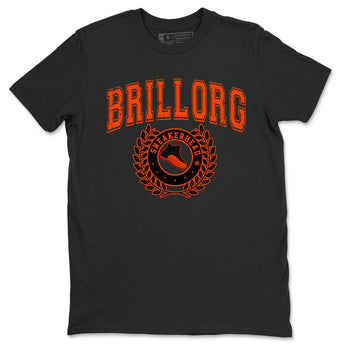 Air Jordan 12 Brilliant Orange Sneaker Match Tees Sneaker Letter Sneaker Tees Air Jordan 12 Orange Sneaker Release Tees Unisex Shirts Black 2