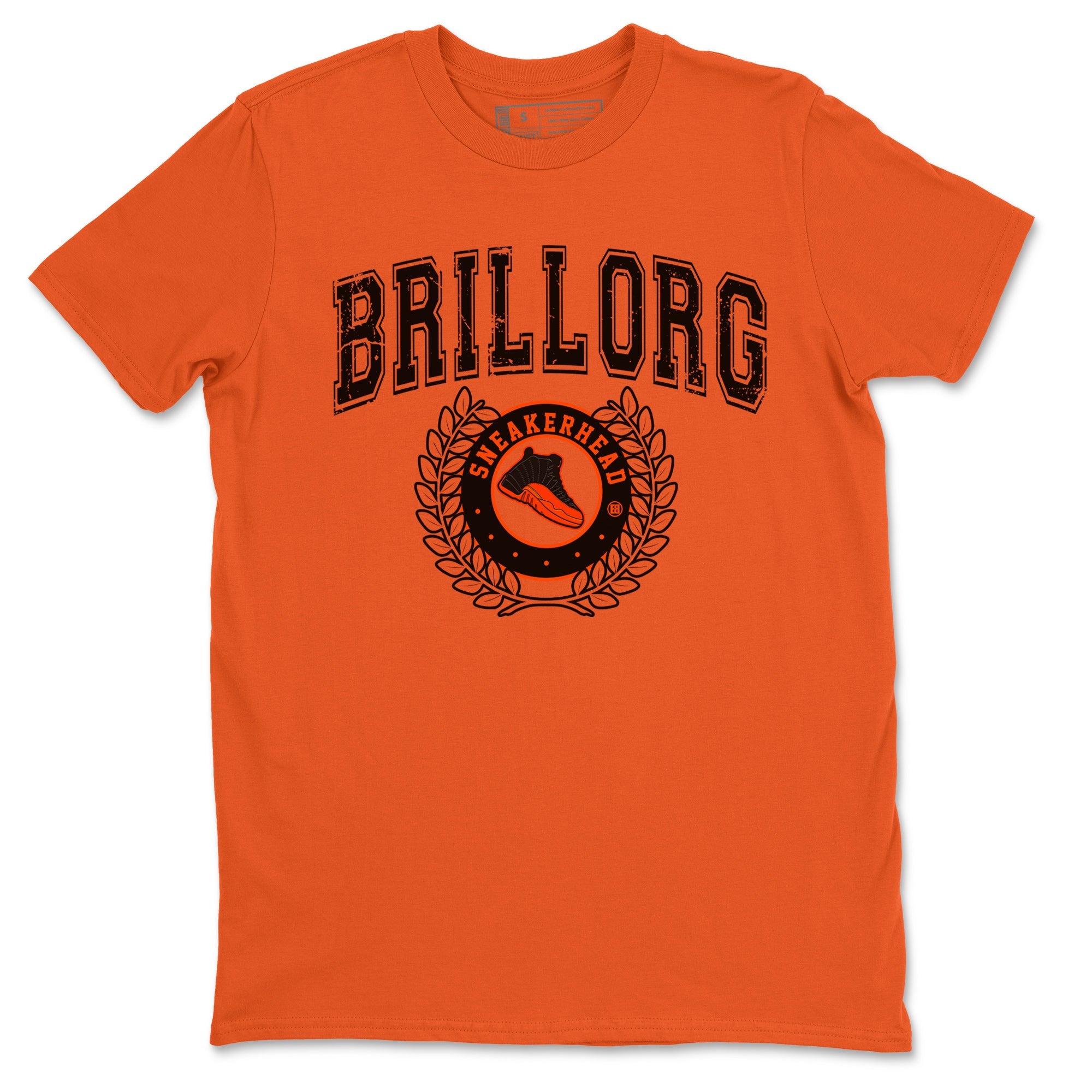 Air Jordan 12 Brilliant Orange Sneaker Match Tees Sneaker Letter Sneaker Tees Air Jordan 12 Orange Sneaker Release Tees Unisex Shirts Orange 2