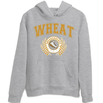 Jordan Retro 13 Wheat Sneaker Matching Tee Sneaker Letter Sneaker Tees Air Jordan 13 Wheat Sneaker Release Tees Unisex Shirts Heather Grey 2