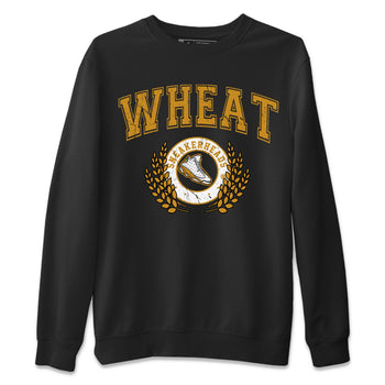 Jordan Retro 13 Wheat Sneaker Matching Tee Sneaker Letter Sneaker Tees Air Jordan 13 Wheat Sneaker Release Tees Unisex Shirts Black 2