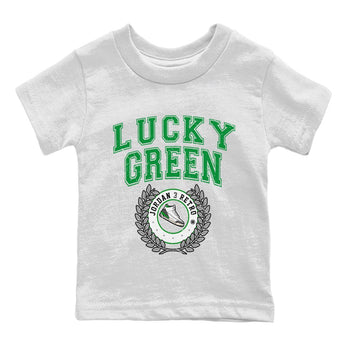 Jordan 3 Lucky Green Sneaker Match Tees Sneaker Letter Sneaker Tees Jordan 3 Lucky Green Sneaker Release Tees Kids Shirts