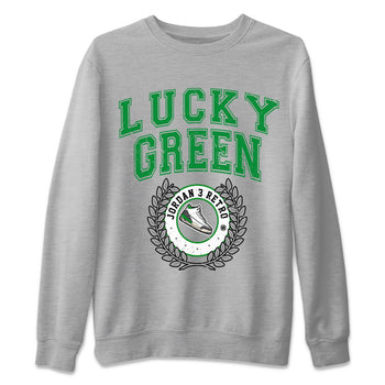 Jordan 3 Lucky Green Sneaker Match Tees Sneaker Letter Sneaker Tees Jordan 3 Lucky Green Sneaker Release Tees Unisex Shirts