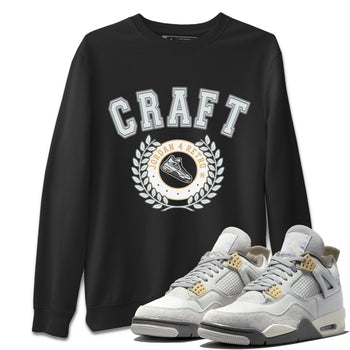 Jordan 4 Craft Sneaker Match Tees Sneaker Letter Sneaker Tees Jordan 4 Craft Sneaker Release Tees Unisex Shirts