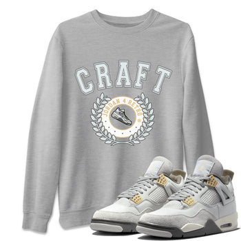 Jordan 4 Craft Sneaker Match Tees Sneaker Letter Sneaker Tees Jordan 4 Craft Sneaker Release Tees Unisex Shirts