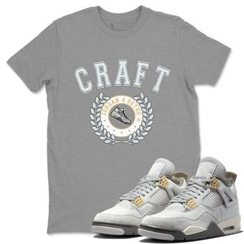 Jordan 4 Craft Sneaker Match Tees Sneaker Letter Sneaker Tees Jordan 4 Craft Sneaker Release Tees Unisex Shirts