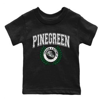 Air Jordan 4 Pine Green Sneaker Match Tees Sneaker Letter Sneaker Tees Nike SB Air Jordan 4 Pine Green Sneaker Release Tees Kids Shirts Black 2