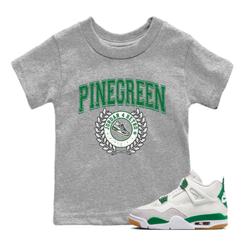 Air Jordan 4 Pine Green Sneaker Letter Baby and Kids Sneaker Tees Nike SB Air Jordan 4 Pine Green Kids Sneaker Tees Size Chart