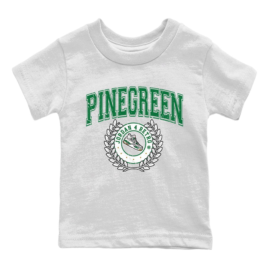 Air Jordan 4 Pine Green Sneaker Match Tees Sneaker Letter Sneaker Tees Nike SB Air Jordan 4 Pine Green Sneaker Release Tees Kids Shirts White 2