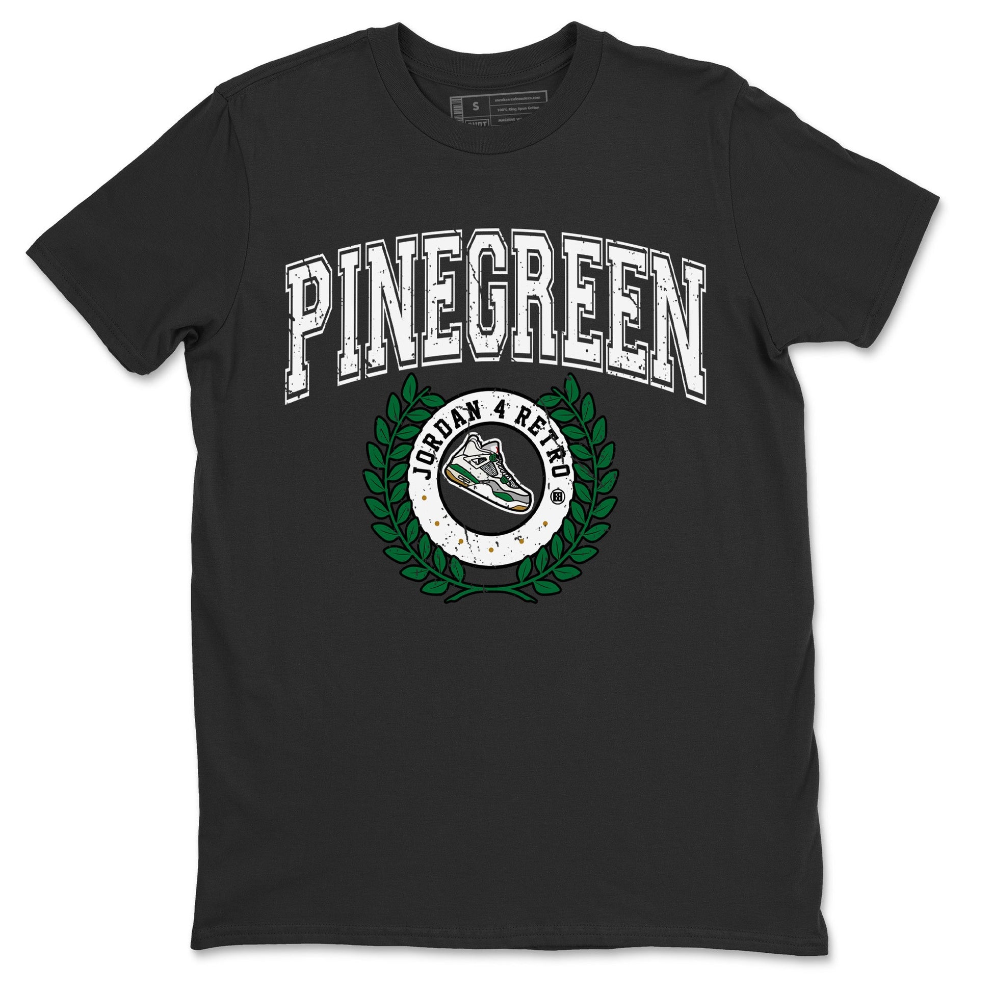 Air Jordan 4 Pine Green Sneaker Match Tees Sneaker Letter Sneaker Tees Nike SB Air Jordan 4 Pine Green Sneaker Release Tees Unisex Shirts Black 2