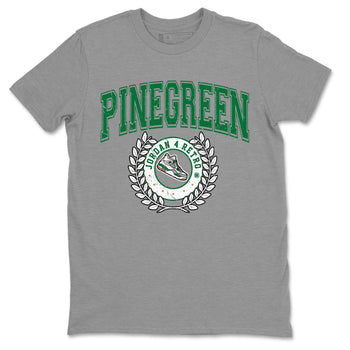 Air Jordan 4 Pine Green Sneaker Match Tees Sneaker Letter Sneaker Tees Nike SB Air Jordan 4 Pine Green Sneaker Release Tees Unisex Shirts Heather Grey 2