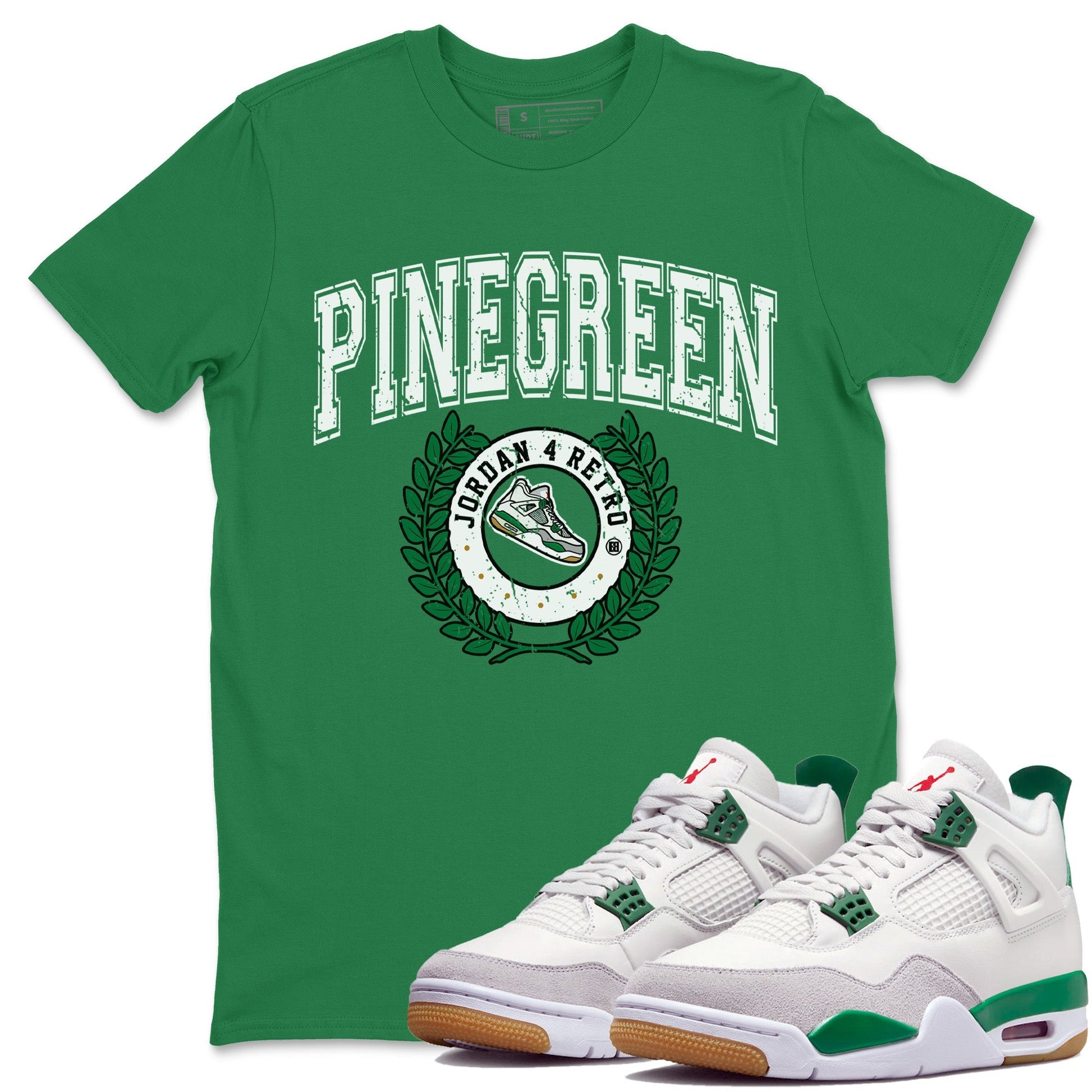 Air Jordan 4 Pine Green Sneaker Letter Crew Neck Sneaker Tees Nike SB Air Jordan 4 Pine Green Sneaker T-Shirts Washing and Care Tip