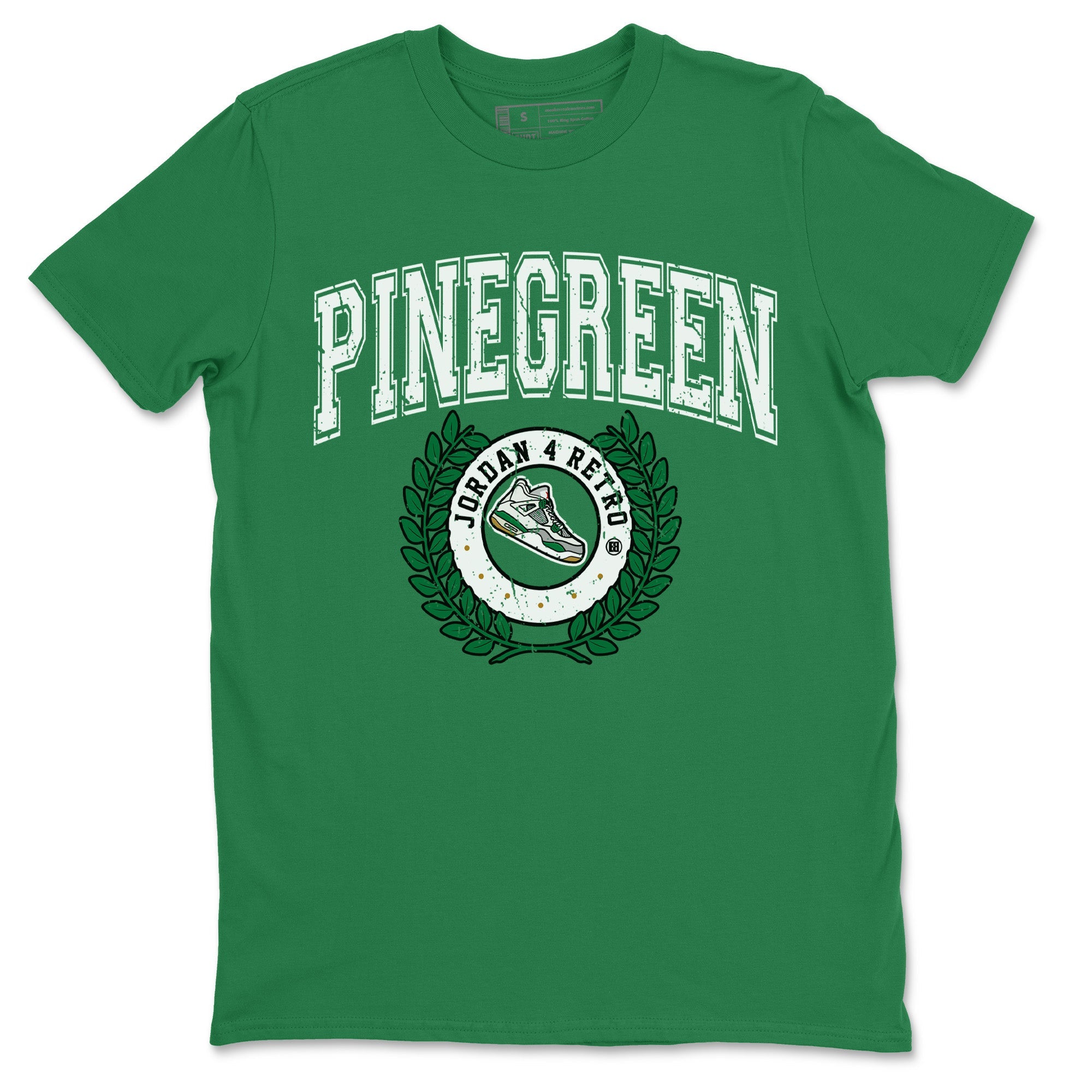 Air Jordan 4 Pine Green Sneaker Match Tees Sneaker Letter Sneaker Tees Nike SB Air Jordan 4 Pine Green Sneaker Release Tees Unisex Shirts Kelly Green 2