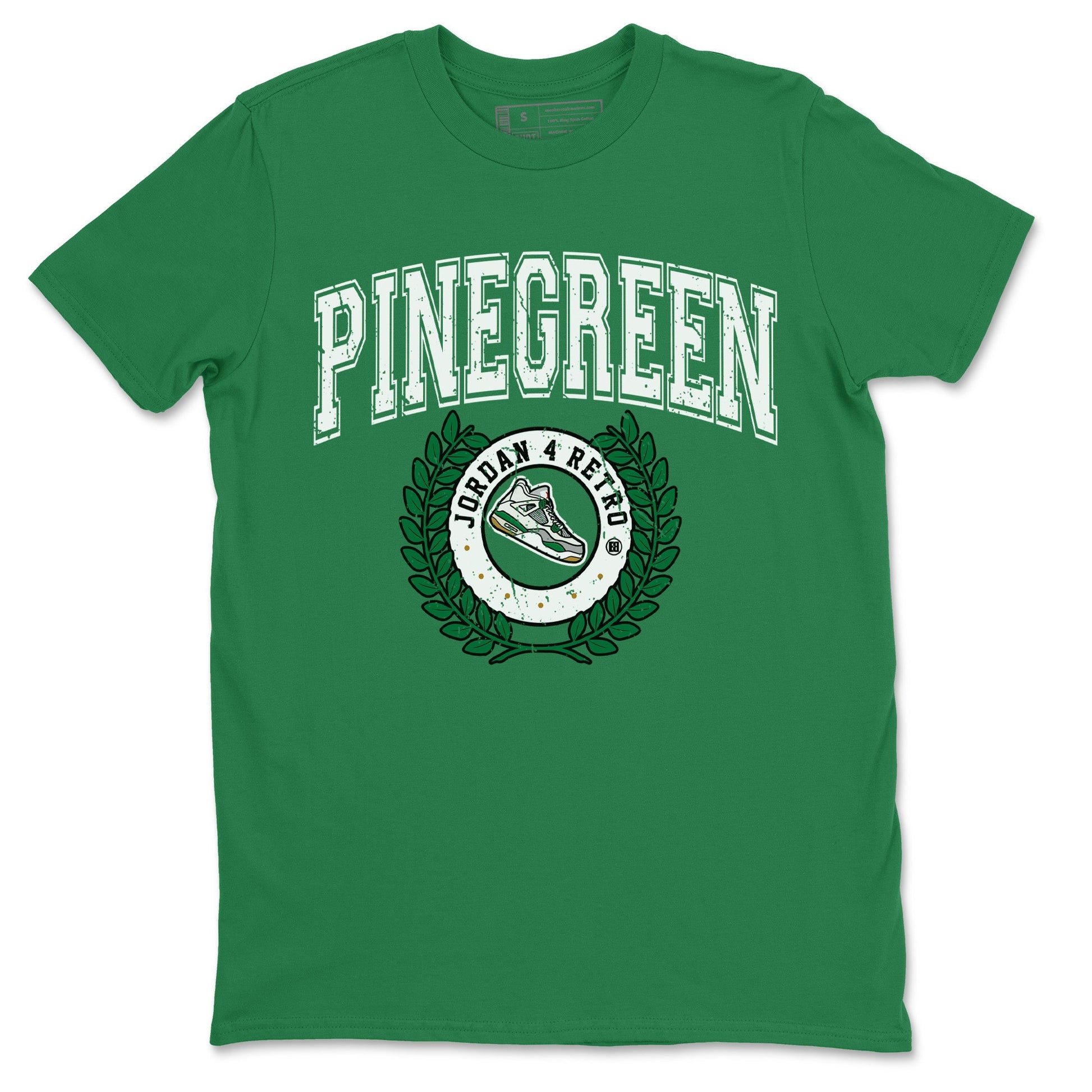 Air Jordan 4 Pine Green Sneaker Match Tees Sneaker Letter Sneaker Tees Nike SB Air Jordan 4 Pine Green Sneaker Release Tees Unisex Shirts Kelly Green 2