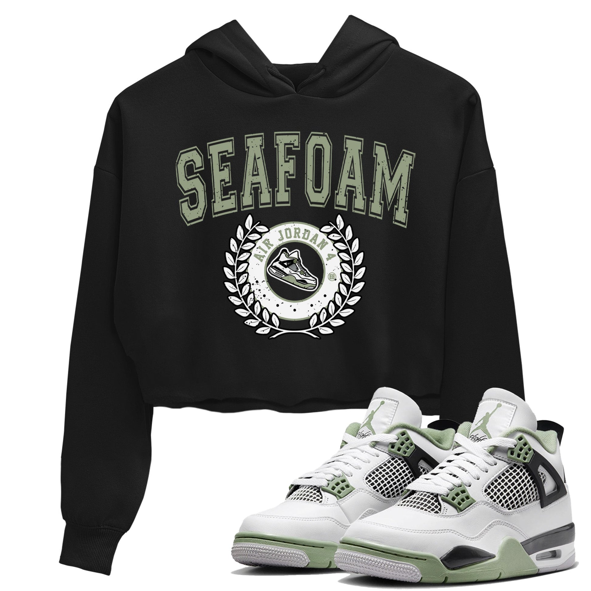 Jordan 4 Seafoam Sneaker Match Tees Sneaker Letter Sneaker Tees Jordan 4 Seafoam Sneaker Release Tees Women's Shirts