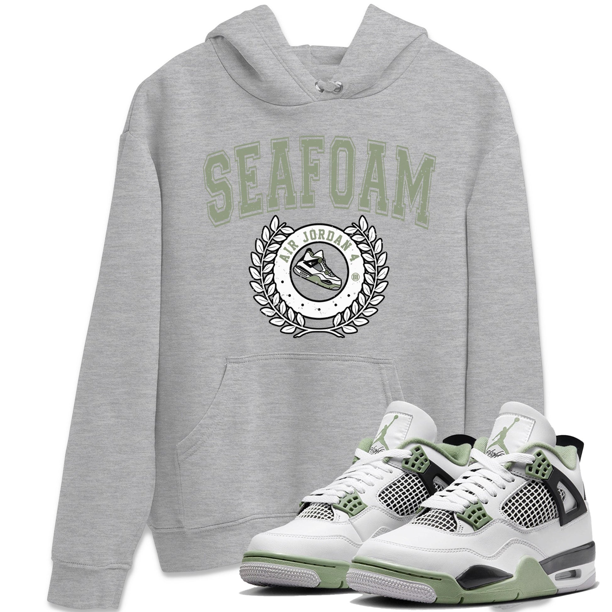 Jordan 4 Seafoam Sneaker Match Tees Sneaker Letter Sneaker Tees Jordan 4 Seafoam Sneaker Release Tees Unisex Shirts