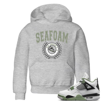 Jordan 4 Seafoam Sneaker Match Tees Sneaker Letter Sneaker Tees Jordan 4 Seafoam Sneaker Release Tees Kids Shirts