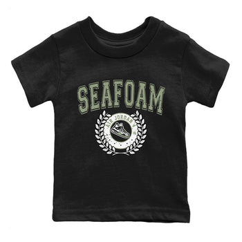 Jordan 4 Seafoam Sneaker Match Tees Sneaker Letter Sneaker Tees Jordan 4 Seafoam Sneaker Release Tees Kids Shirts