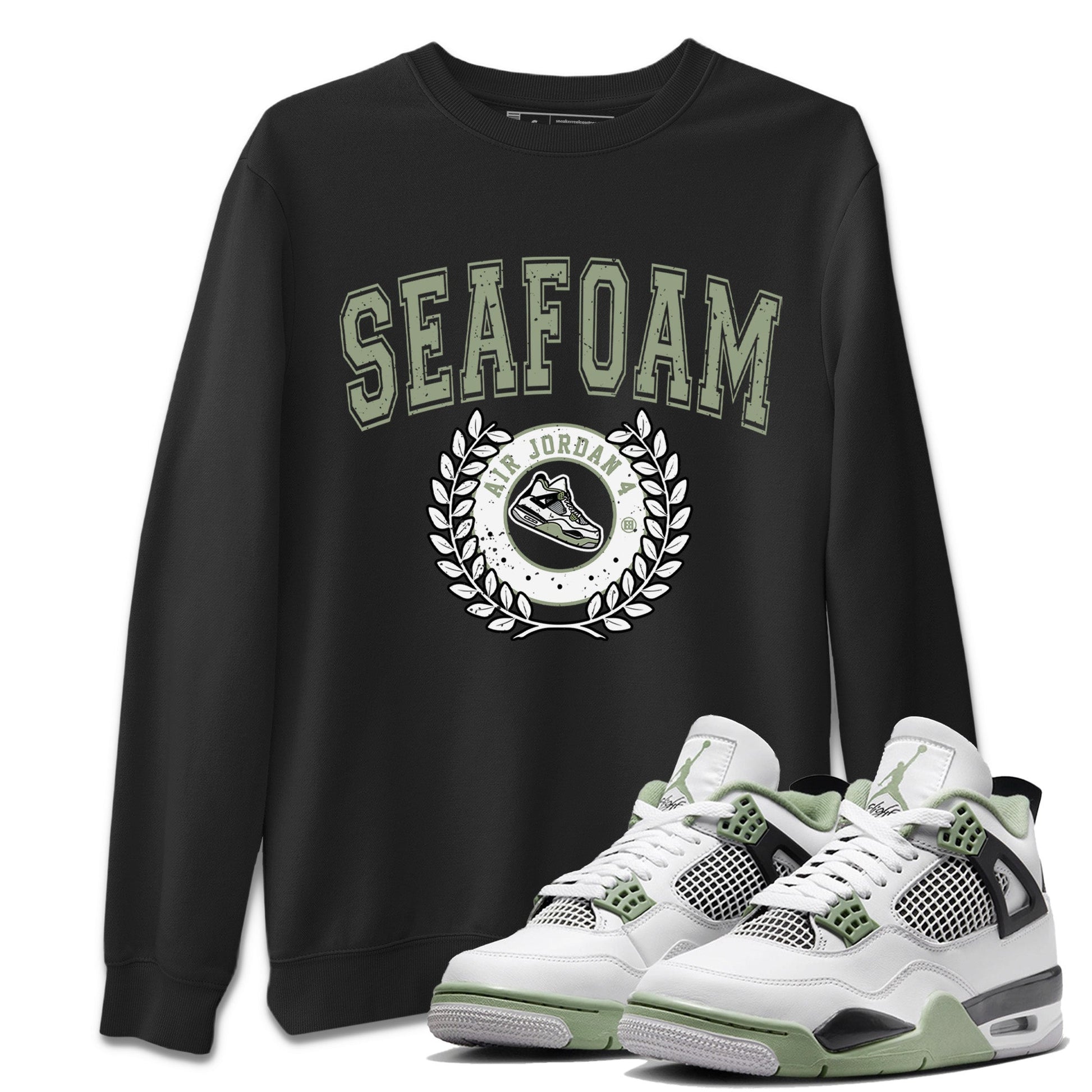 Jordan 4 Seafoam Sneaker Match Tees Sneaker Letter Sneaker Tees Jordan 4 Seafoam Sneaker Release Tees Unisex Shirts