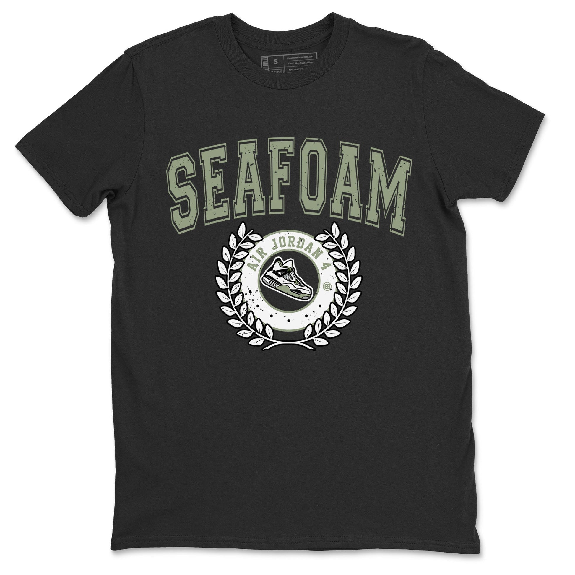 Jordan 4 Seafoam Sneaker Match Tees Sneaker Letter Sneaker Tees Jordan 4 Seafoam Sneaker Release Tees Unisex Shirts