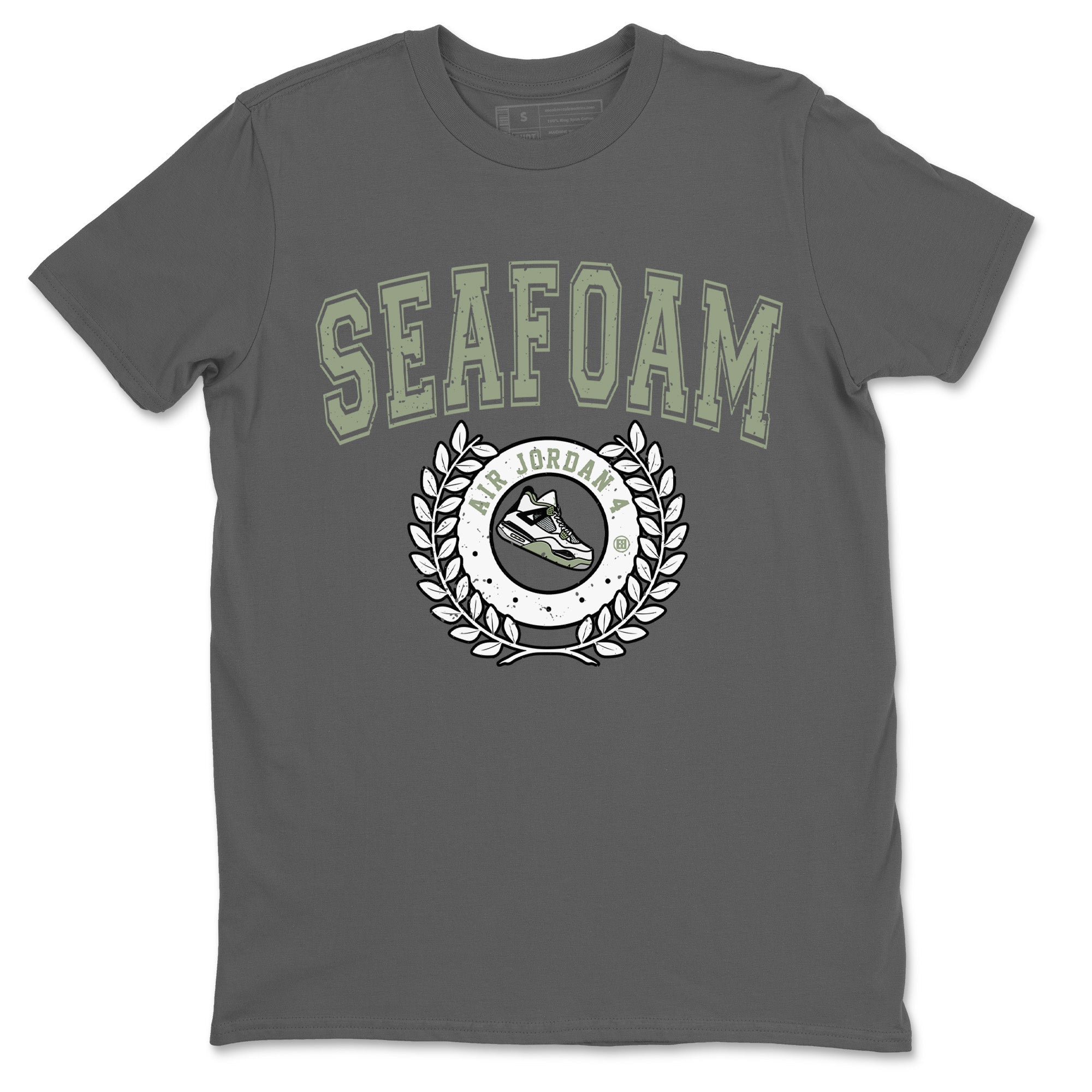 Jordan 4 Seafoam Sneaker Match Tees Sneaker Letter Sneaker Tees Jordan 4 Seafoam Sneaker Release Tees Unisex Shirts