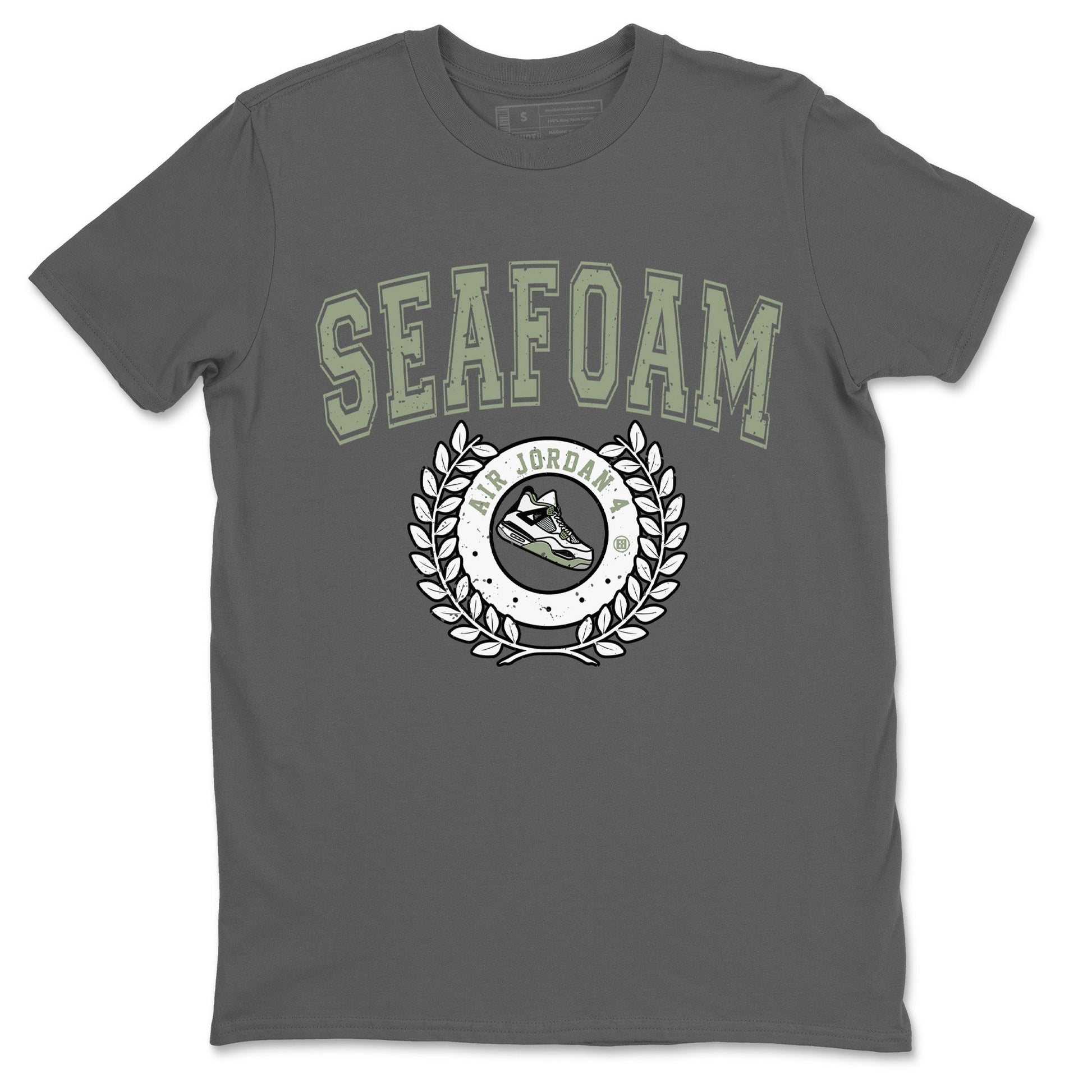 Jordan 4 Seafoam Sneaker Match Tees Sneaker Letter Sneaker Tees Jordan 4 Seafoam Sneaker Release Tees Unisex Shirts