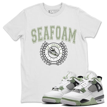 Jordan 4 Seafoam Sneaker Match Tees Sneaker Letter Sneaker Tees Jordan 4 Seafoam Sneaker Release Tees Unisex Shirts