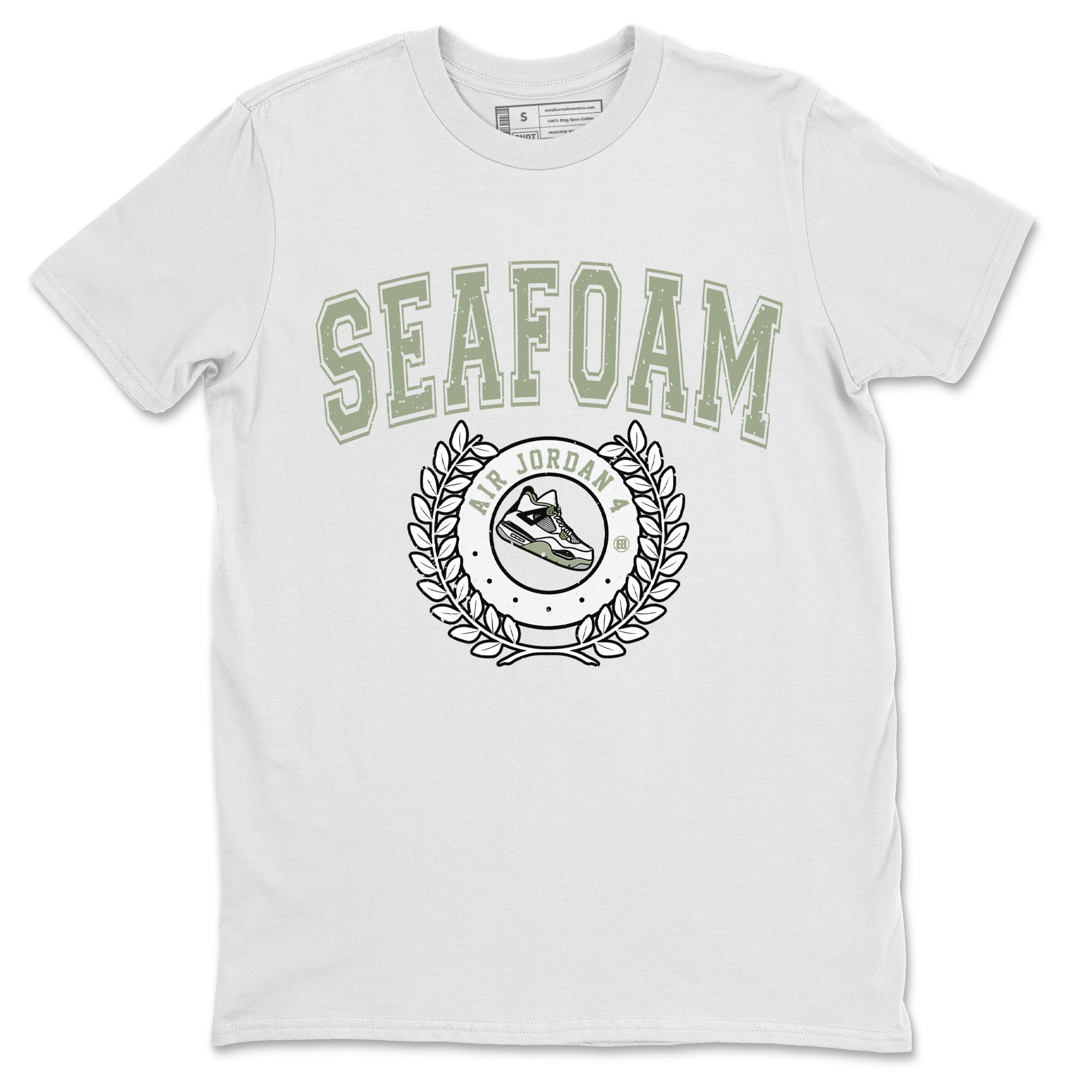 Jordan 4 Seafoam Sneaker Match Tees Sneaker Letter Sneaker Tees Jordan 4 Seafoam Sneaker Release Tees Unisex Shirts