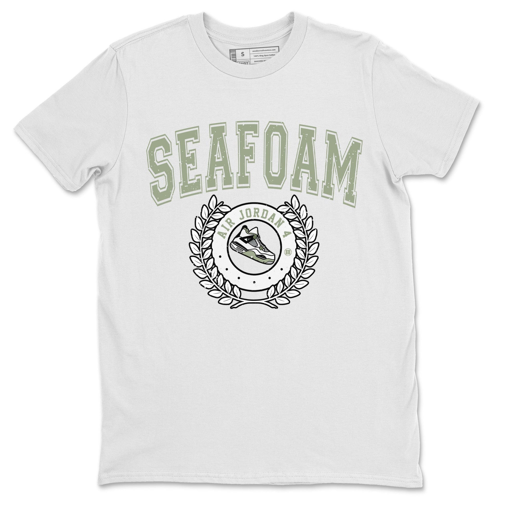 Jordan 4 Seafoam Sneaker Match Tees Sneaker Letter Sneaker Tees Jordan 4 Seafoam Sneaker Release Tees Unisex Shirts