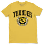 Sneaker Letter Unisex Tops - Air Jordan 4 Thunder - SNRT Sneaker Tee