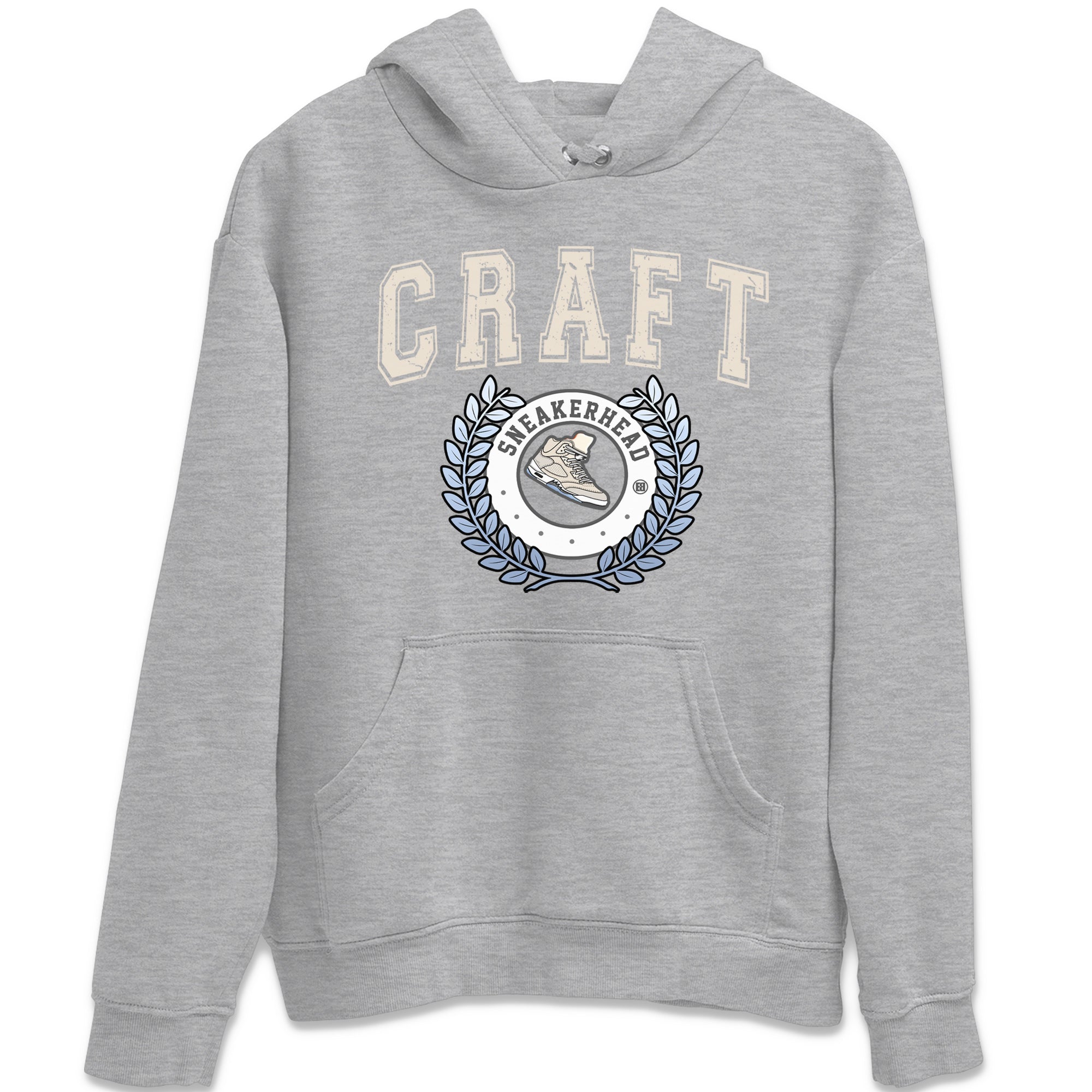 Air Jordan 5 Craft Sneaker Match Tees Sneaker Letter Sneaker Tees Air Jordan 5 Craft Shirt Unisex Shirts Heather Grey 2
