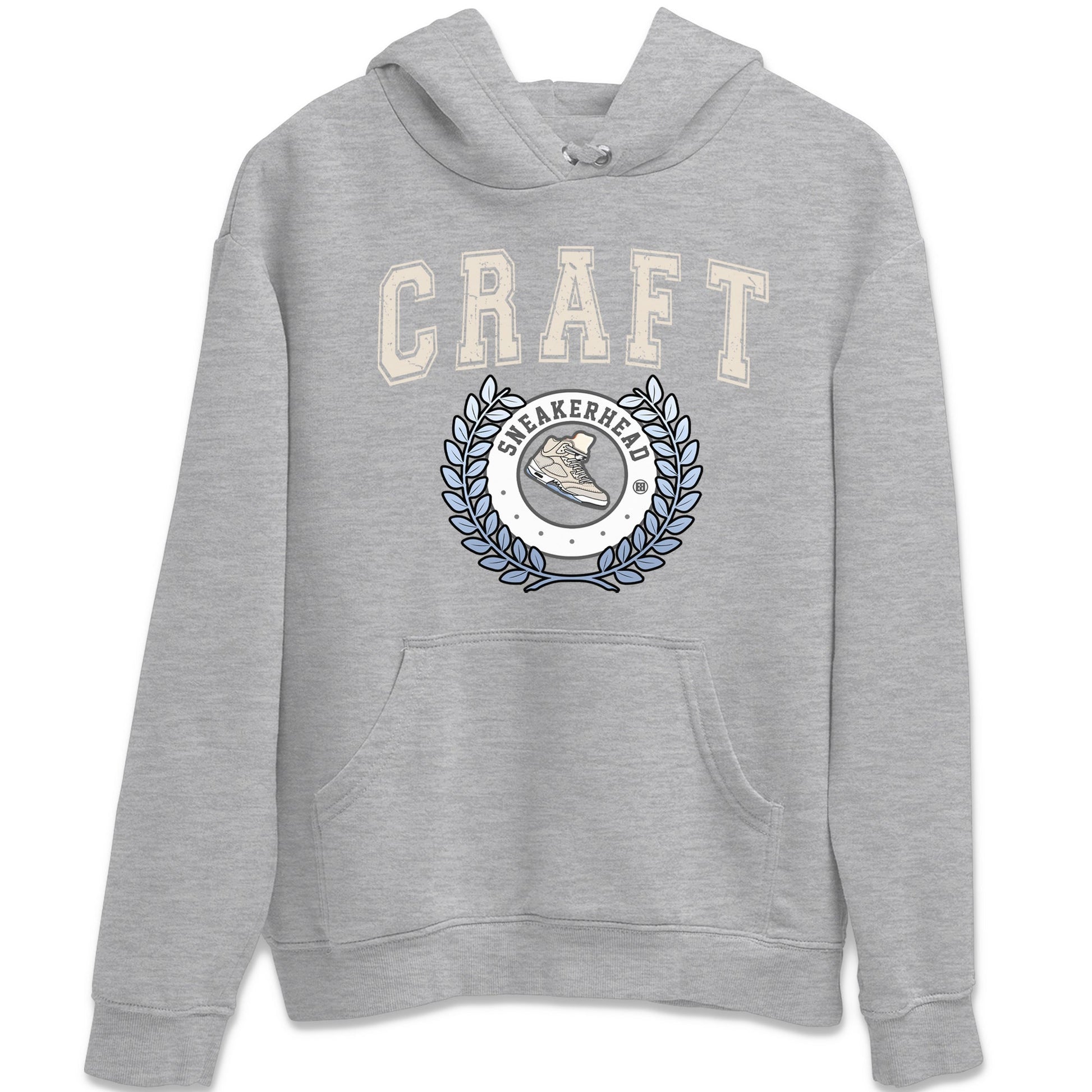 Air Jordan 5 Craft Sneaker Match Tees Sneaker Letter Sneaker Tees Air Jordan 5 Craft Shirt Unisex Shirts Heather Grey 2