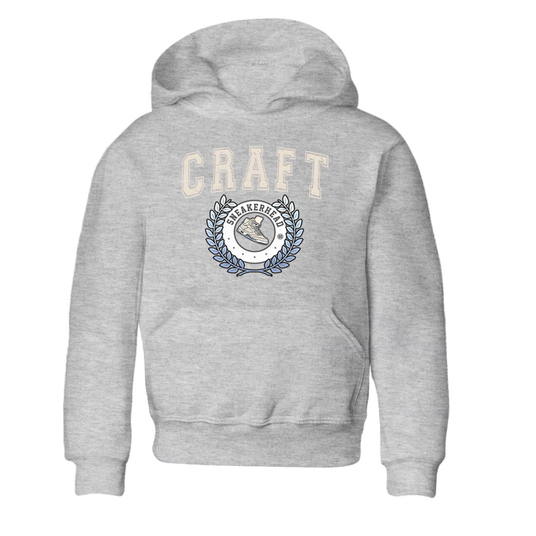 Air Jordan 5 Craft Sneaker Match Tees Sneaker Letter Sneaker Tees Air Jordan 5 Craft Shirt Kids Shirts Heather Grey 2