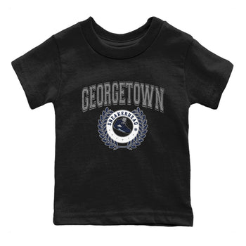 Air Jordan 5 Retro Midnight Navy shirt to match jordans Sneaker Letter sneaker tees AJ5 Georgetown SNRT Sneaker Release Tees Baby Toddler Black 2 T-Shirt