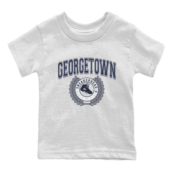 Air Jordan 5 Retro Midnight Navy shirt to match jordans Sneaker Letter sneaker tees AJ5 Georgetown SNRT Sneaker Release Tees Baby Toddler White 2 T-Shirt