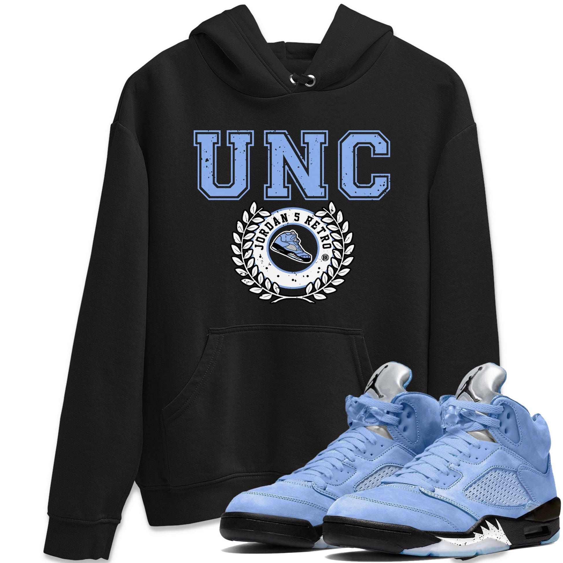 Jordan 5 UNC Sneaker Match Tees Sneaker Letter Sneaker Tees Jordan 5 UNC SNRT Sneaker Tees Unisex Shirts