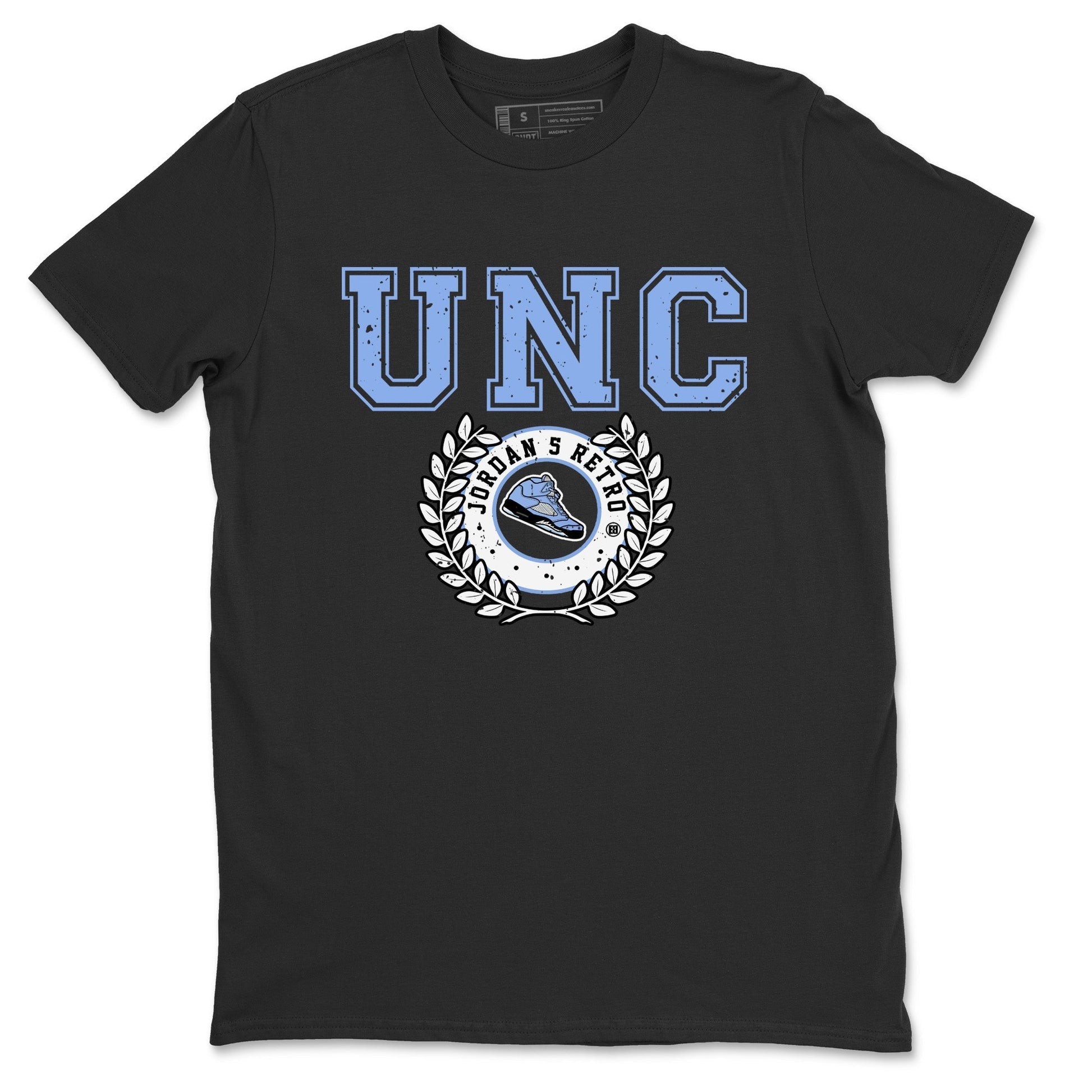 Jordan 5 UNC Sneaker Match Tees Sneaker Letter Sneaker Tees Jordan 5 UNC SNRT Sneaker Tees Unisex Shirts