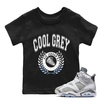 Jordan 6 Cool Grey Sneaker Match Tees Sneaker Letter Sneaker Tees Jordan 6 Cool Grey Sneaker Release Tees Kids Shirts