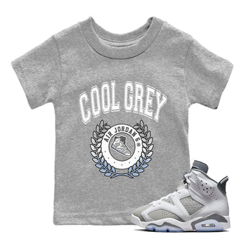 Jordan 6 Cool Grey Sneaker Match Tees Sneaker Letter Sneaker Tees Jordan 6 Cool Grey Sneaker Release Tees Kids Shirts