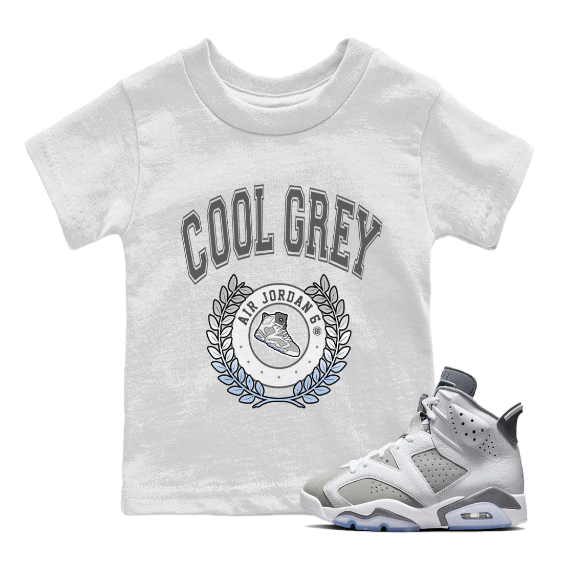 Jordan 6 Cool Grey Sneaker Match Tees Sneaker Letter Sneaker Tees Jordan 6 Cool Grey Sneaker Release Tees Kids Shirts