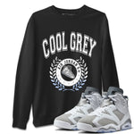 Jordan 6 Cool Grey Sneaker Match Tees Sneaker Letter Sneaker Tees Jordan 6 Cool Grey Sneaker Release Tees Unisex Shirts