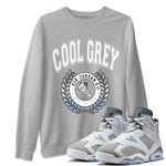 Jordan 6 Cool Grey Sneaker Match Tees Sneaker Letter Sneaker Tees Jordan 6 Cool Grey Sneaker Release Tees Unisex Shirts