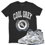 Jordan 6 Cool Grey Sneaker Match Tees Sneaker Letter Sneaker Tees Jordan 6 Cool Grey Sneaker Release Tees Unisex Shirts