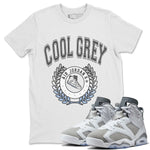 Jordan 6 Cool Grey Sneaker Match Tees Sneaker Letter Sneaker Tees Jordan 6 Cool Grey Sneaker Release Tees Unisex Shirts