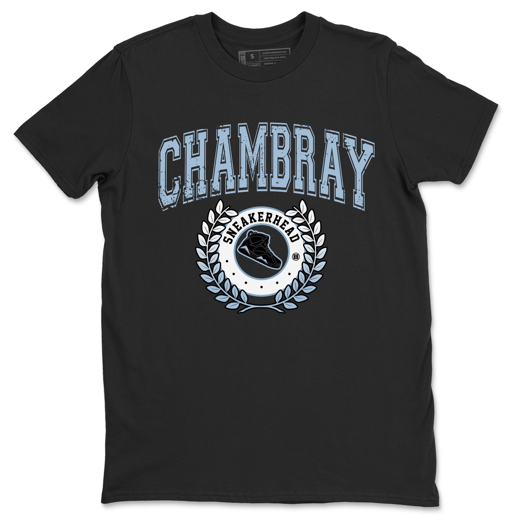 Air Jordan 7 Chambray Sneaker Match Tees Sneaker Letter Sneaker Tees AJ7 Chambray Sneaker Release Tees Unisex Shirts Black 2