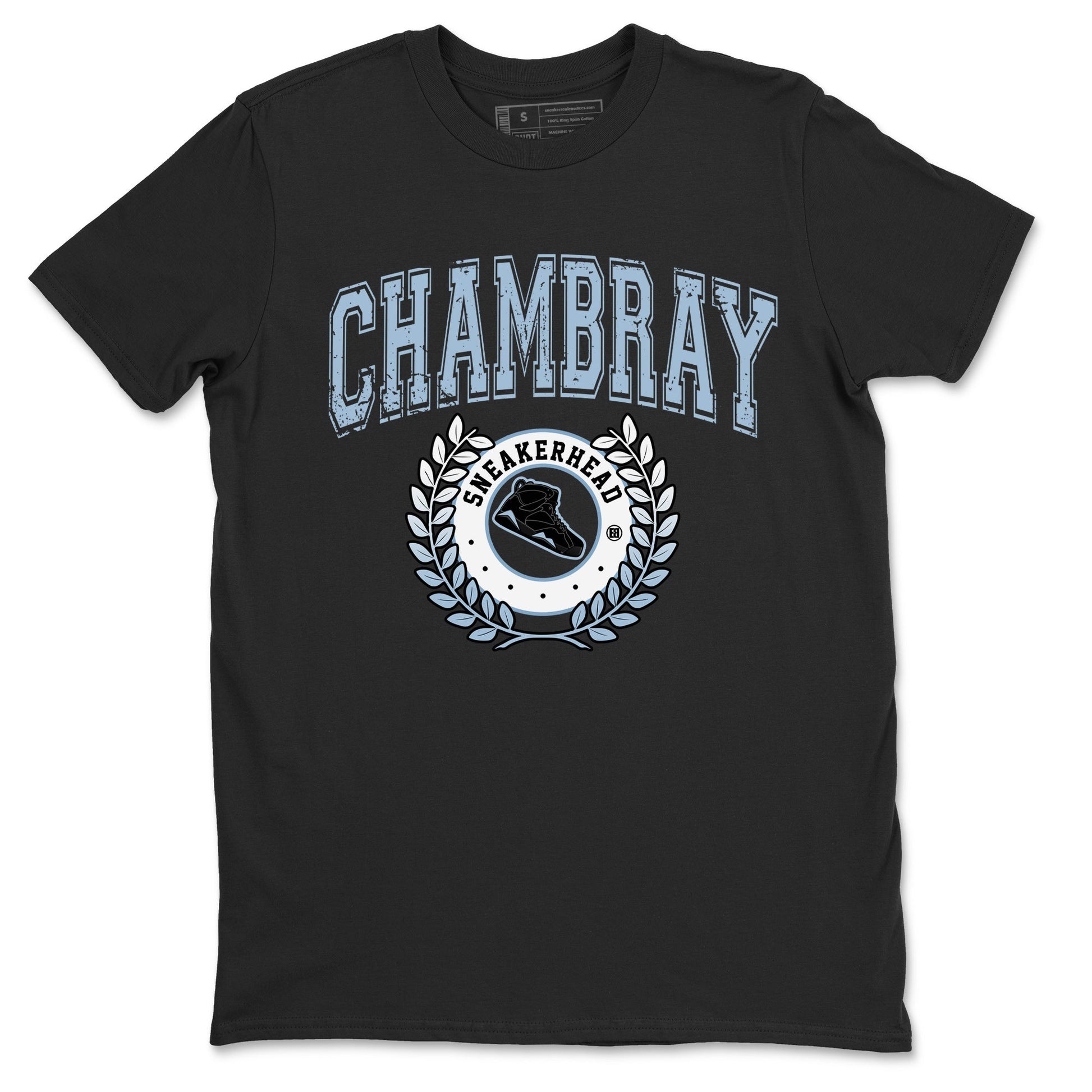 Air Jordan 7 Chambray Sneaker Match Tees Sneaker Letter Sneaker Tees AJ7 Chambray Sneaker Release Tees Unisex Shirts Black 2