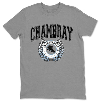 Air Jordan 7 Chambray Sneaker Match Tees Sneaker Letter Sneaker Tees AJ7 Chambray Sneaker Release Tees Unisex Shirts Heather Grey 2